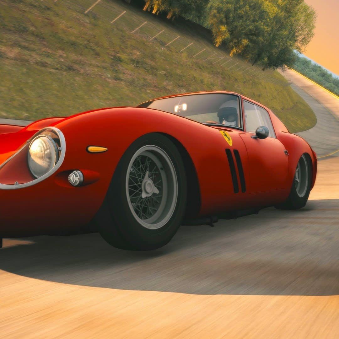Hire Classic Cars simulator Ferrari 250 GTO in Berlin with delivery. Hire history car simulators experience for company team-building with support in Europe with branding