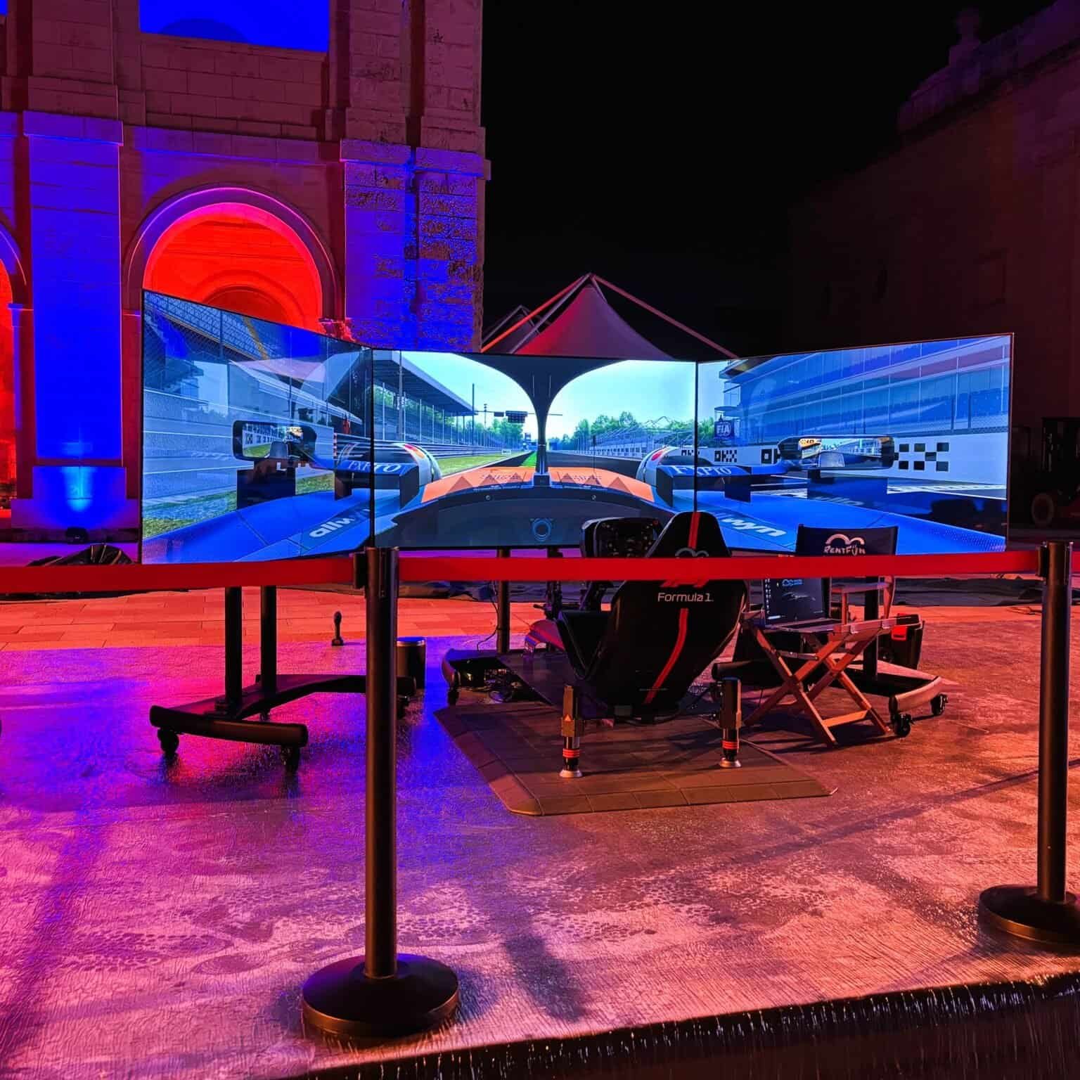 Video Rental Simulator #1 service. Rent Formula simulator with F1 licensed seat, VR